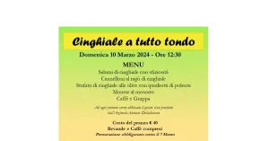 CINGHIALE A TUTTO TONDO 2024 - Immagine: 1